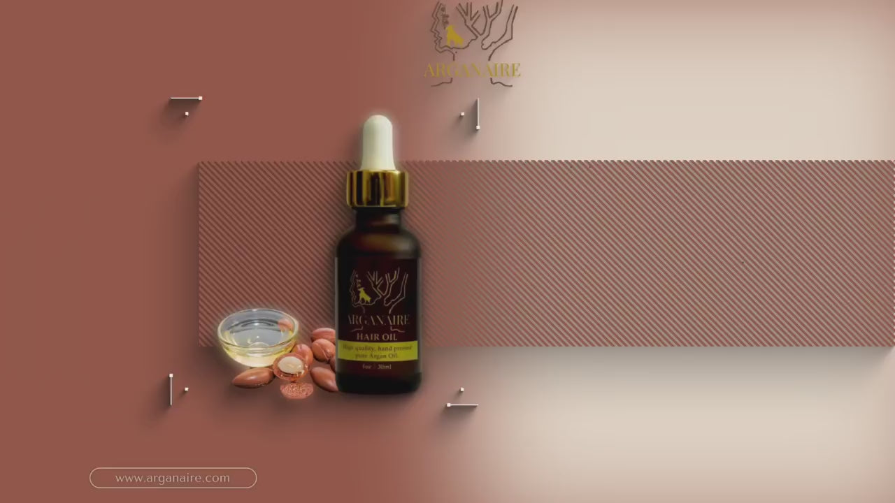 Cinematic footage capturing the Moroccan heritage and traditional process of making argan oil, from goats climbing argan trees to local artisans hand-pressing the oil, reflecting Arganaire’s deep cultural roots and authentic craftsmanship